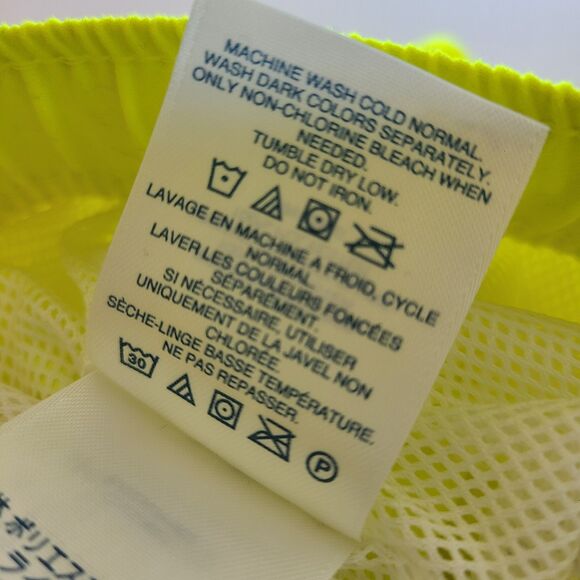 Land's End Swim Trunks Shorts Boys Neon Yellow Extra Large 14-16 - Picture 4 of 10